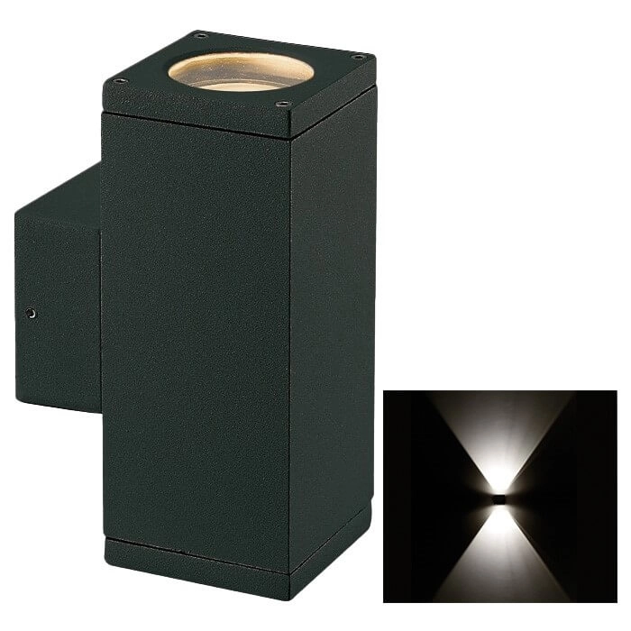 Square up et downlighter Finmotion noir