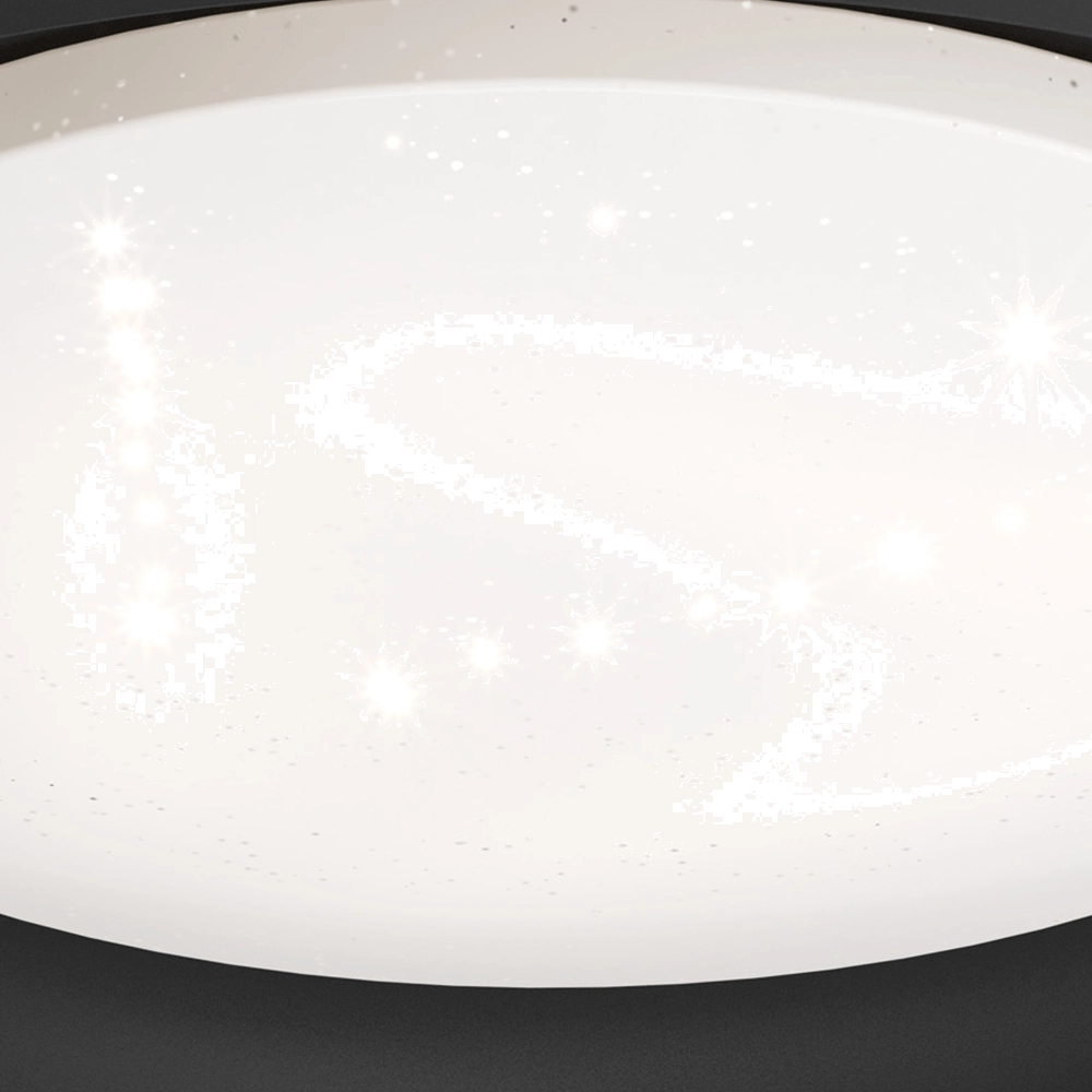 Plafonnier noir Penjamo Ø 46,5 cm Eglo 9002759997038