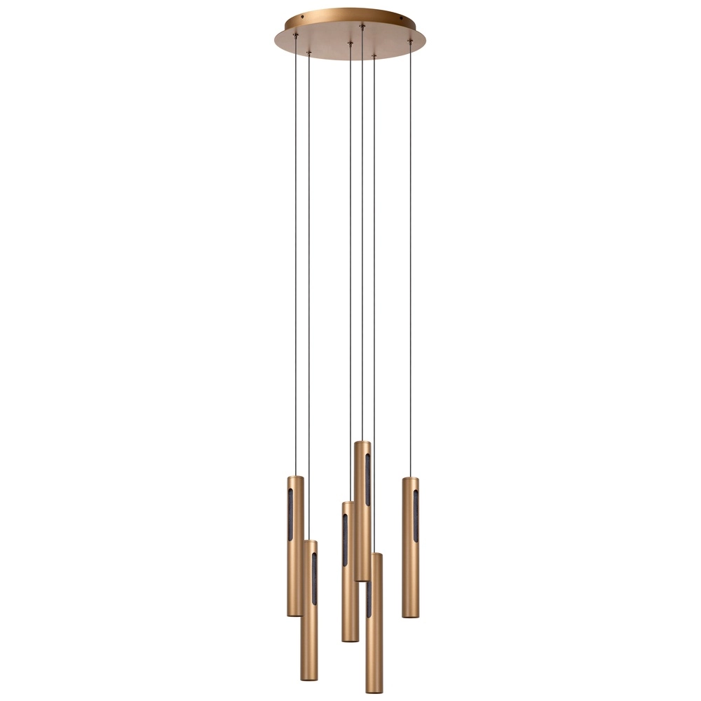 Lampe pendante de conception Griffith Bronze à 6 lumières Premium by Lucide 5411212241948