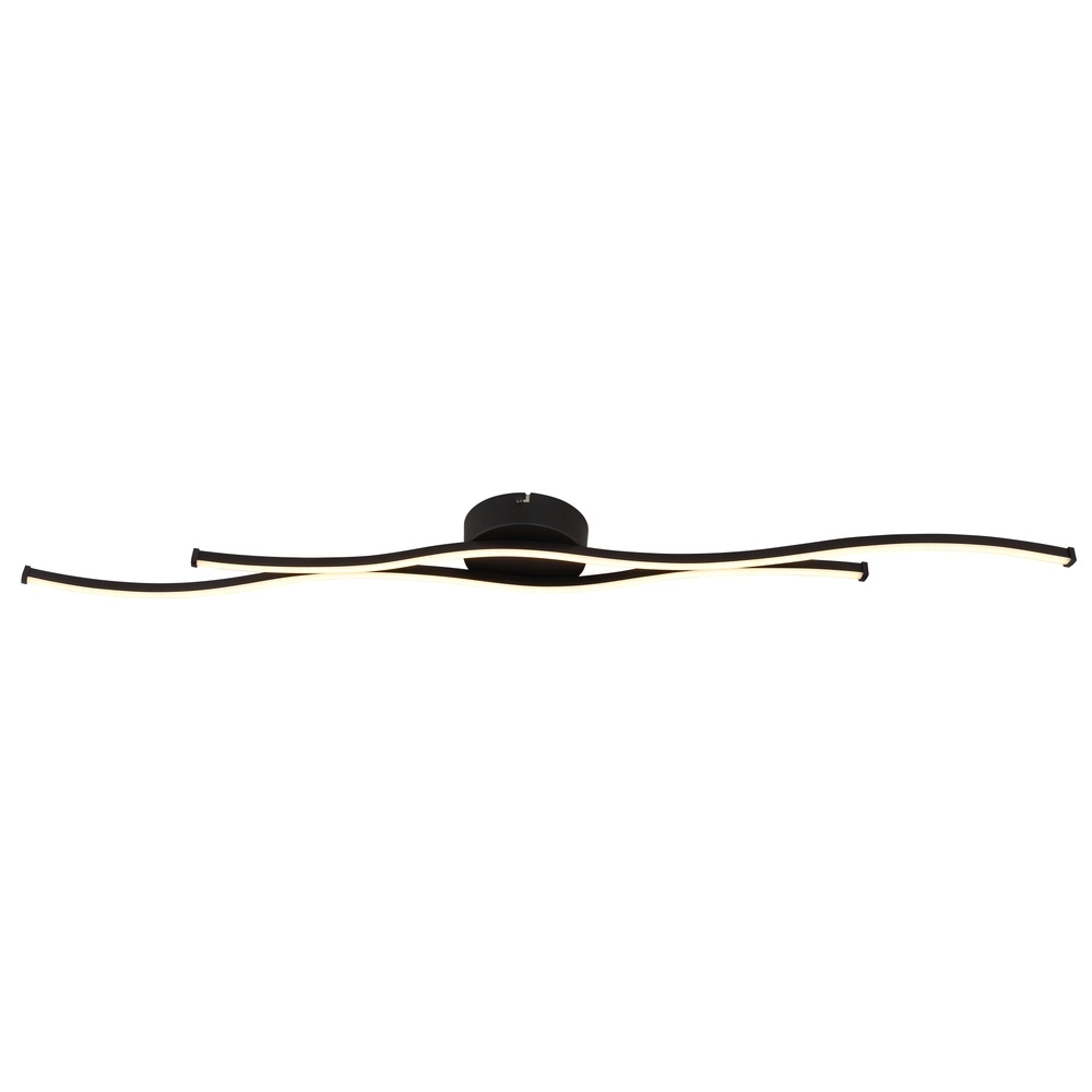 Lampe de plafond moderne Boyd Noir Globo 9007371487103