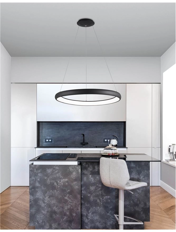 Suspension design Albi noir Ø 81cm Lyora 5212017416865