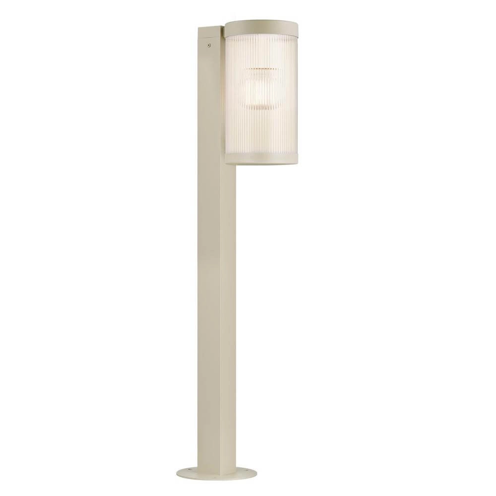 Lampe de jardin en verre Coupar brun sable