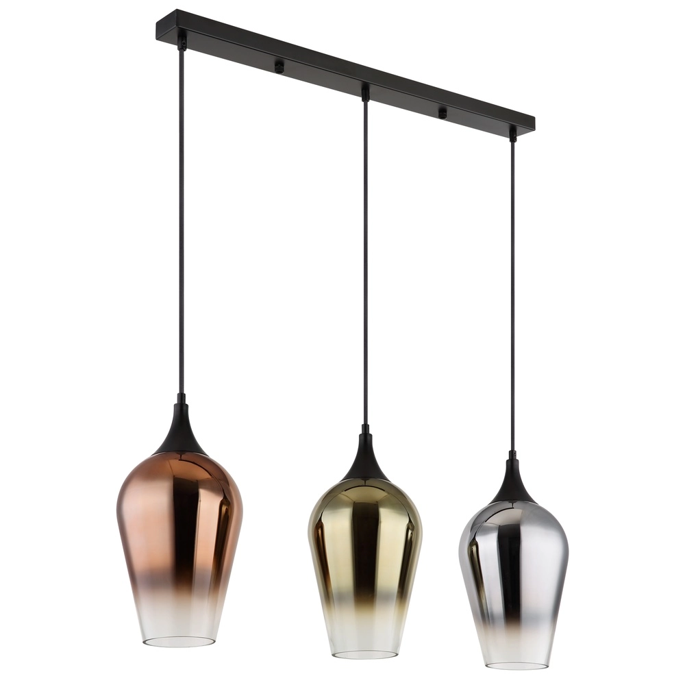 Lampe pendante à 3 lampes Lavus Plusieurs couleurs Globo 9007371453009