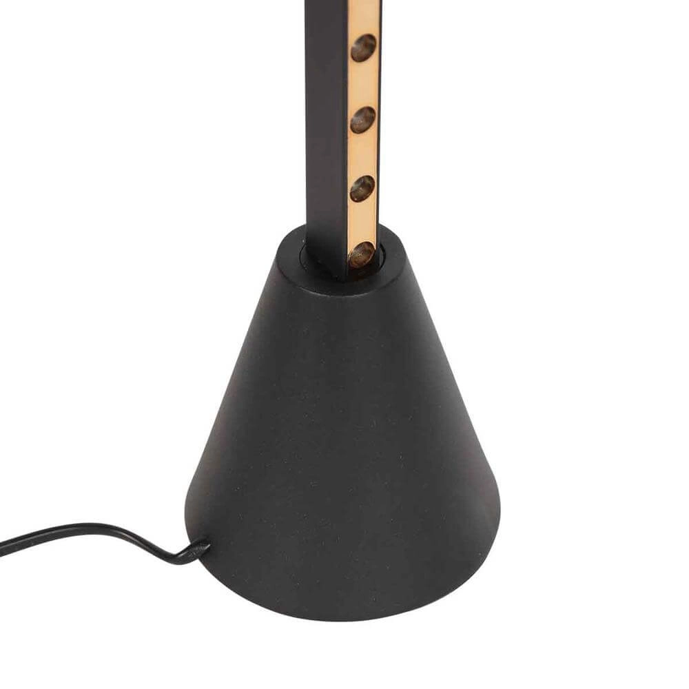 Lampadaire élégant Luzhaz noir Steinhauer 8712746176605