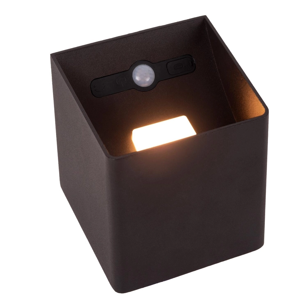 Lampe murale rechargeable Vertigo Noir magnétique Lucide 5411212272386