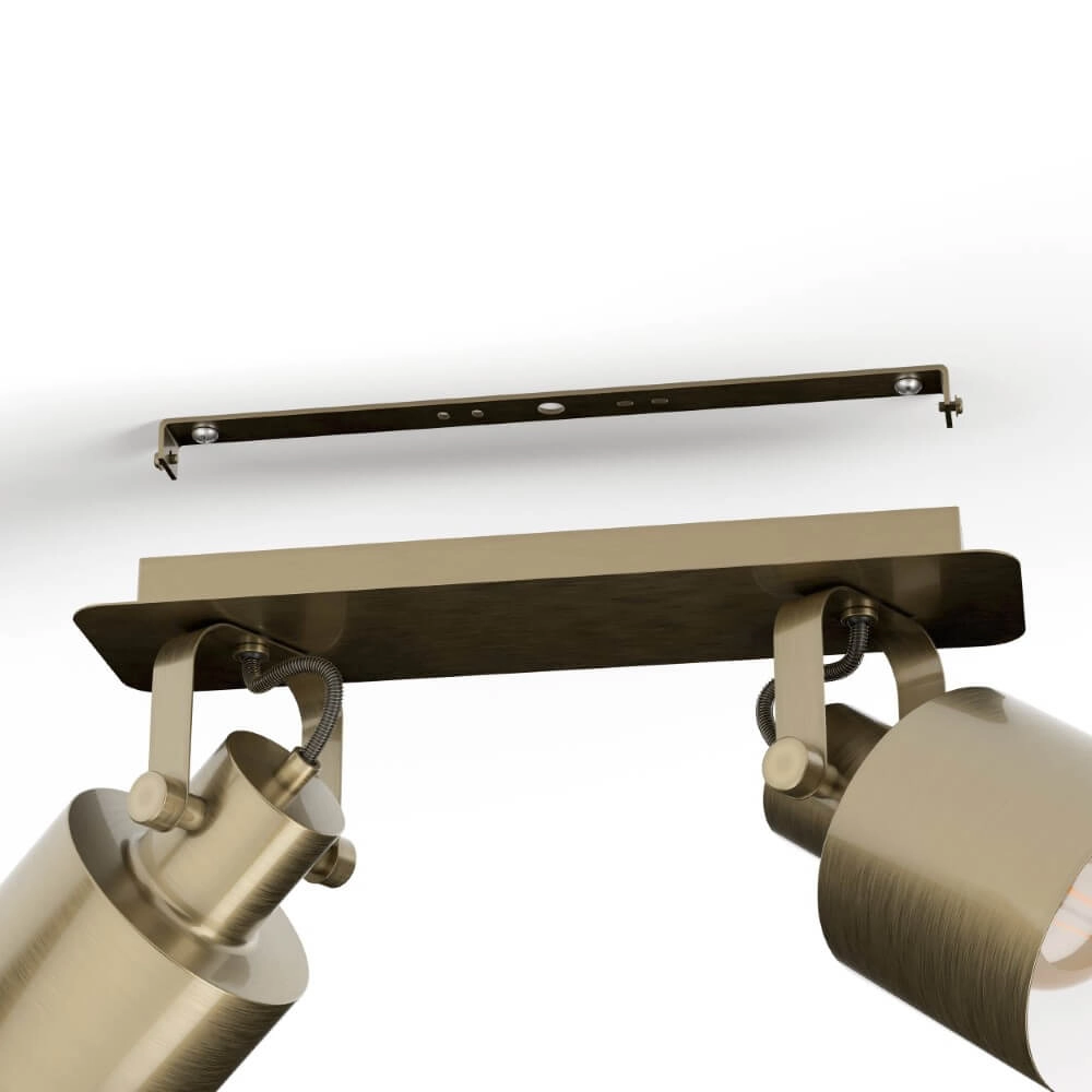 Spot de plafond en laiton Southery 2 lumières Eglo 9002759438180