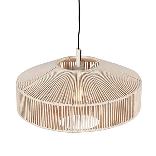 Lampe suspendue en corde Svea Ø 46 cm Trio 4017807617252