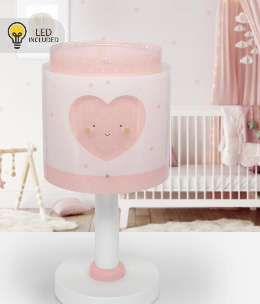 Lampe de table Baby Dreams Lueur rose dans le noir Dalber 8420406002606