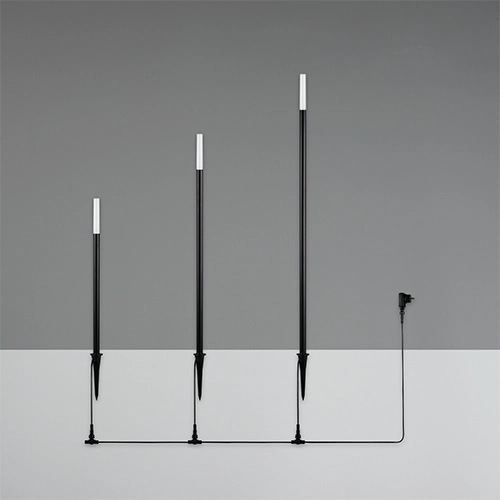 Lampe de jardin Stick Noir Trio 4017807697575