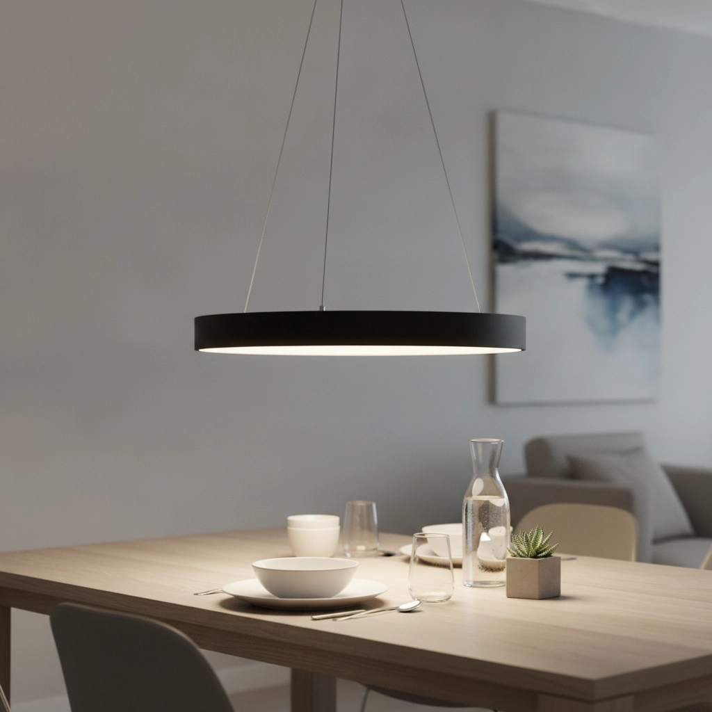 Suspension Rando Thin noir Ø 60cm