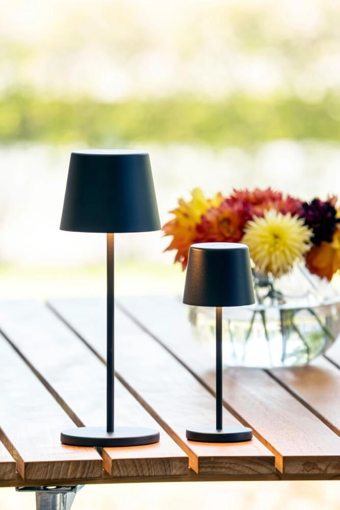 Lampe de table rechargeable Vence noir KonstSmide 7318307888751