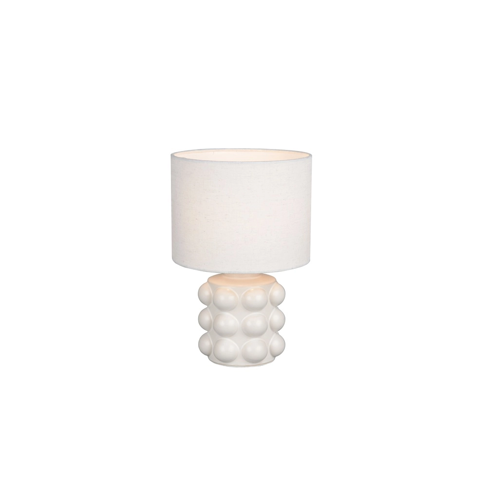 Lampe de table Kate blanc Ø 20cm Trio 4017807662535