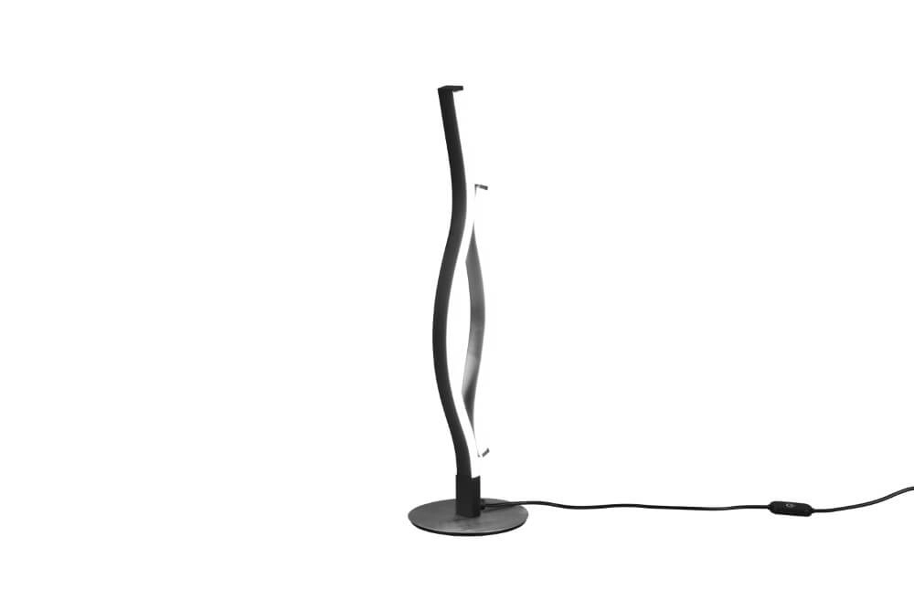 Lampe de table Blaze noir avec métal