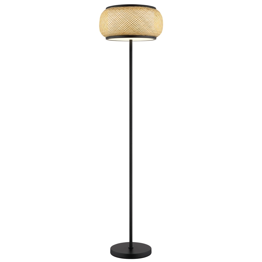 Lampe de pied Bambora avec du bambou Ø 38 cm