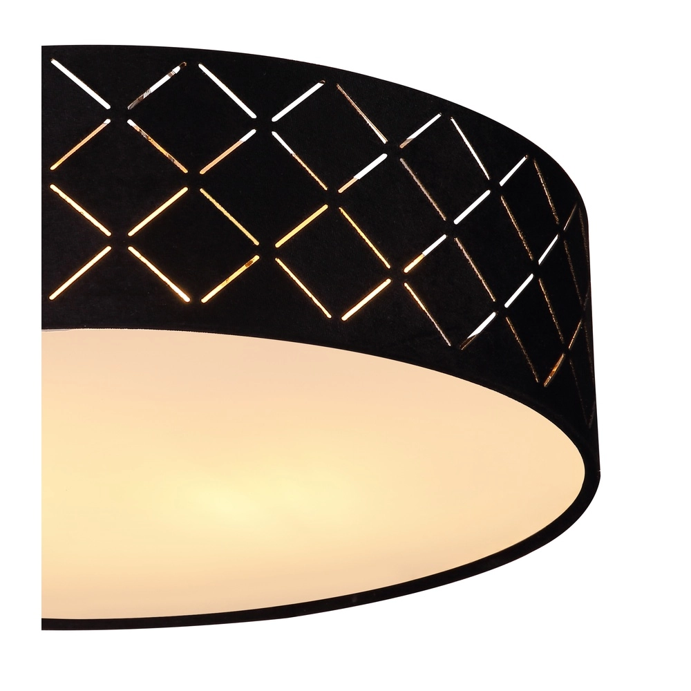 Lampe de plafond Varios Ø 38cm noir Globo 9007371396757