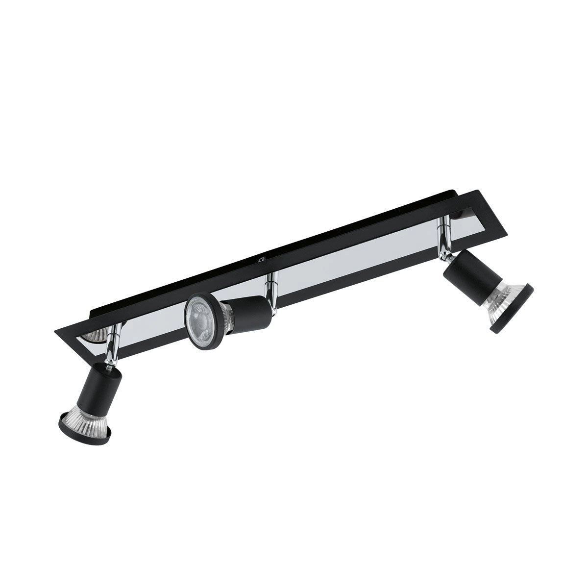 Spot de plafond LED Sarria 3 lumières noir