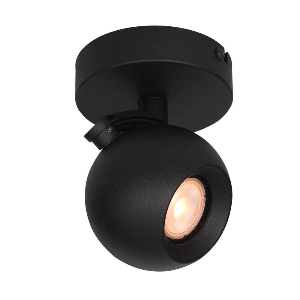 Plafonnier Bolero Sphère 1 lumière noir Plafonnier Bolero Sphère 1 lumière noir