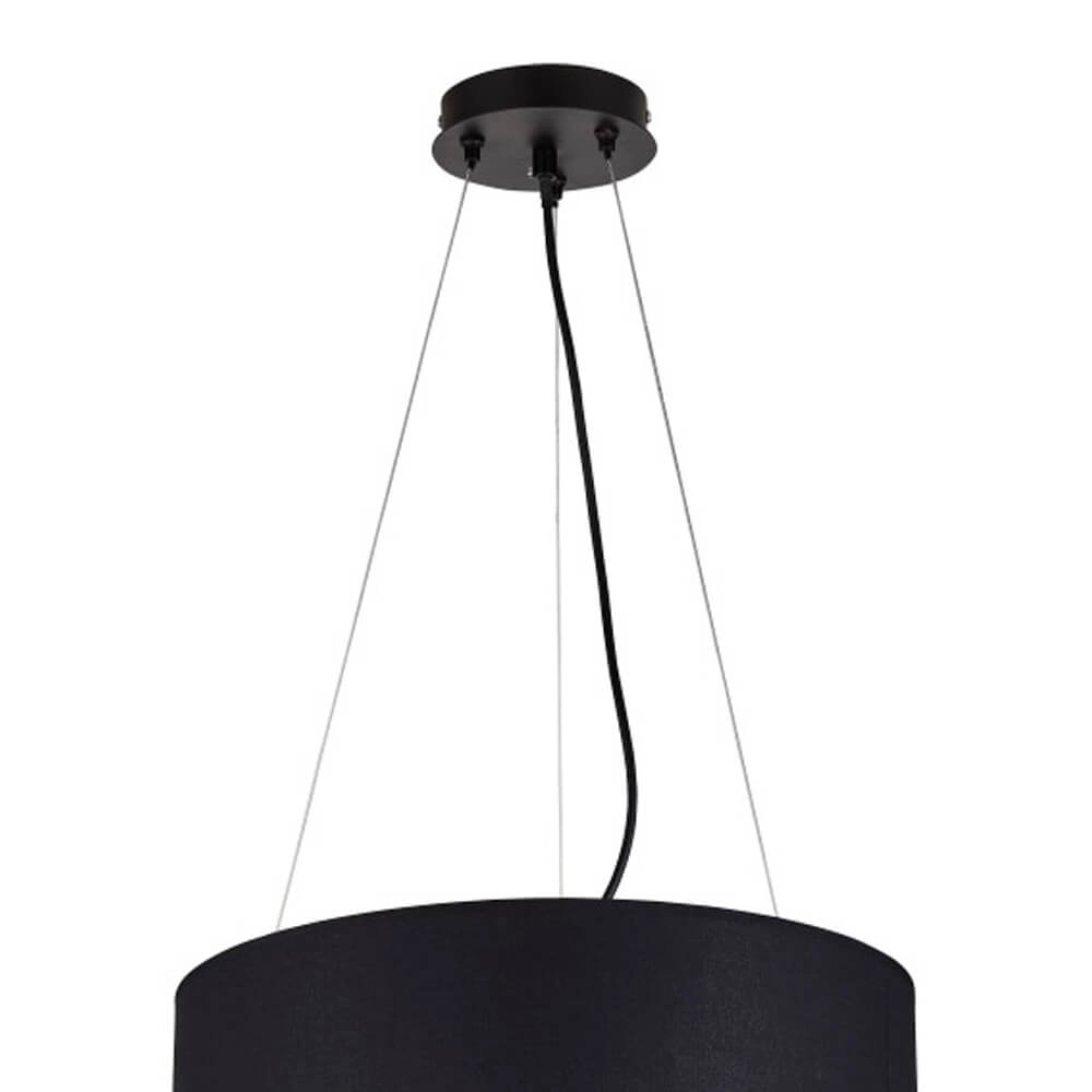 Lampe suspendue noire Fringe Ø 40 cm Searchlight 5053423135533