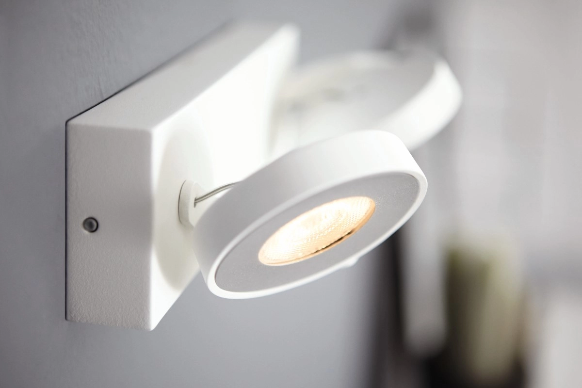 Lampe Clockwork 2 lumières blanc Philips 8718696154519