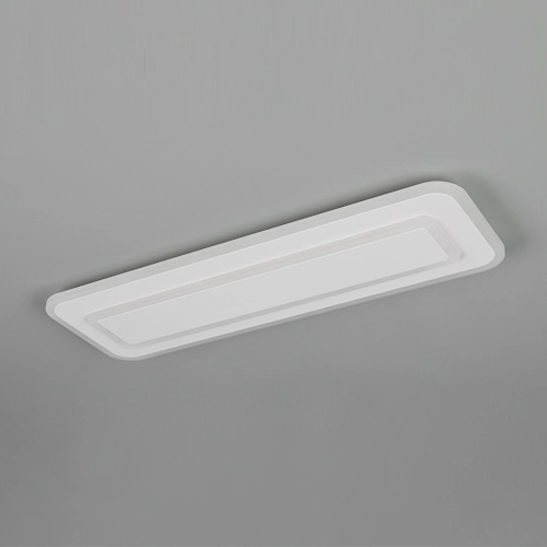 Lampe de plafond moderne Riva blanc 60 cm Trio 4017807682915
