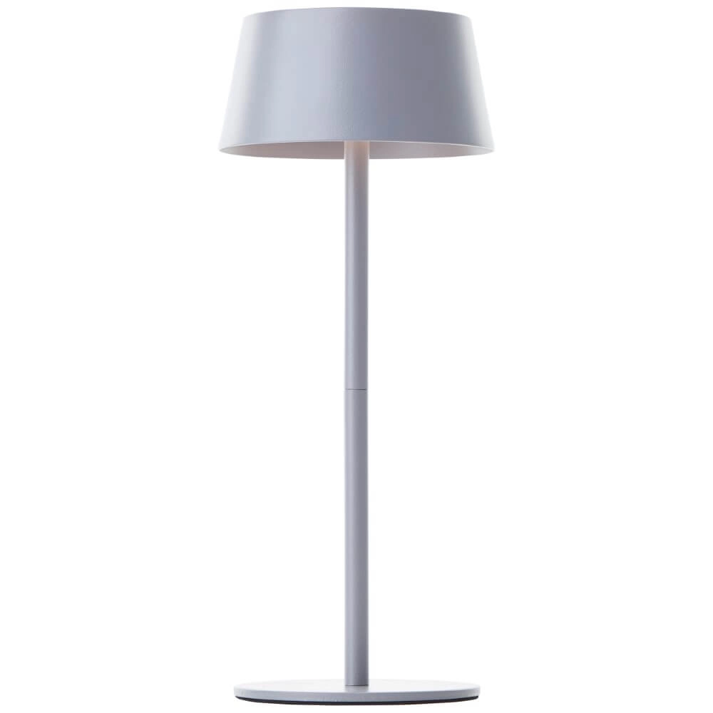 Lampe de table design grise Picco sur la batterie Brilliant 4004353437724