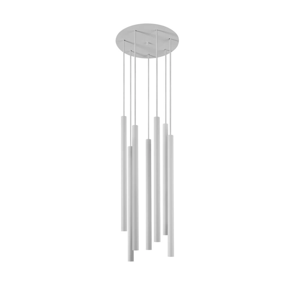 Lampe suspendue blanche Laser 7 lumières Lampe suspendue blanche Laser 7 lumières