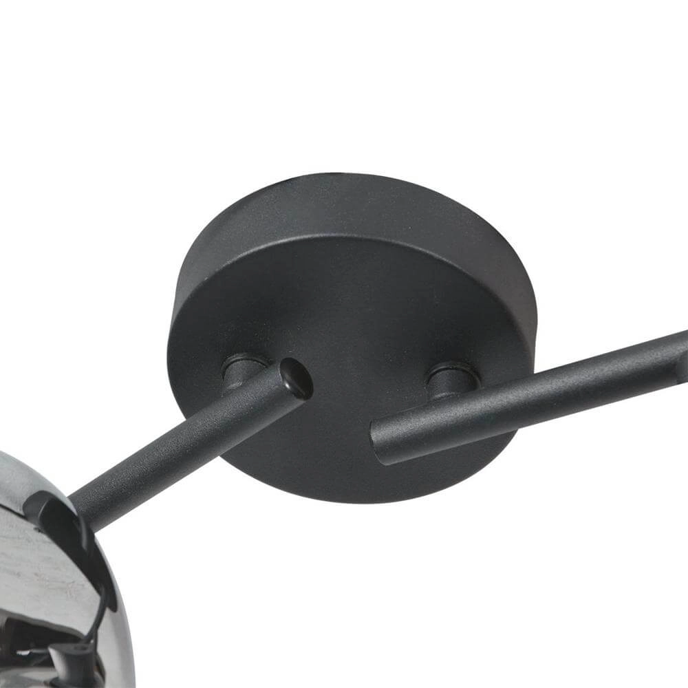 Plafonnier noir Tenebris 4 lumières Steinhauer 8712746178135