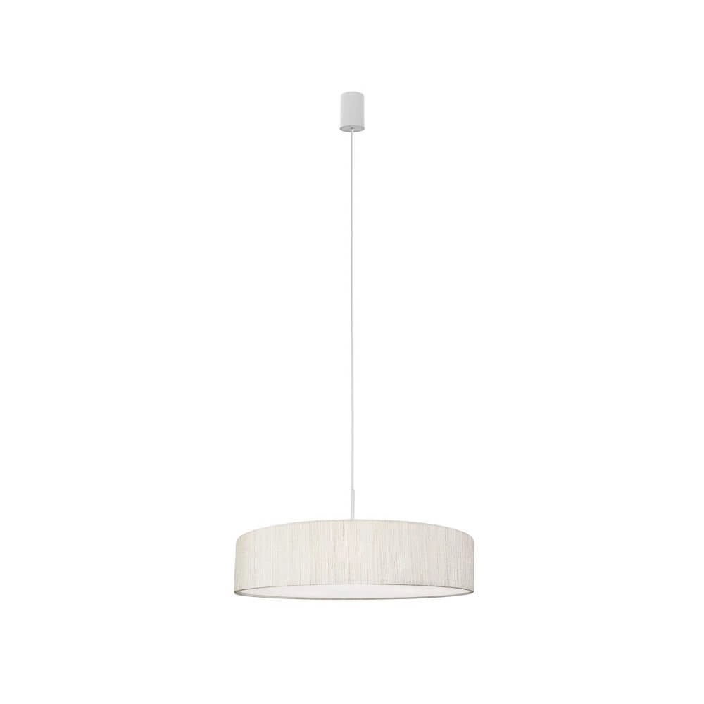 Lampe à suspension crème Turda Ø 50 cm