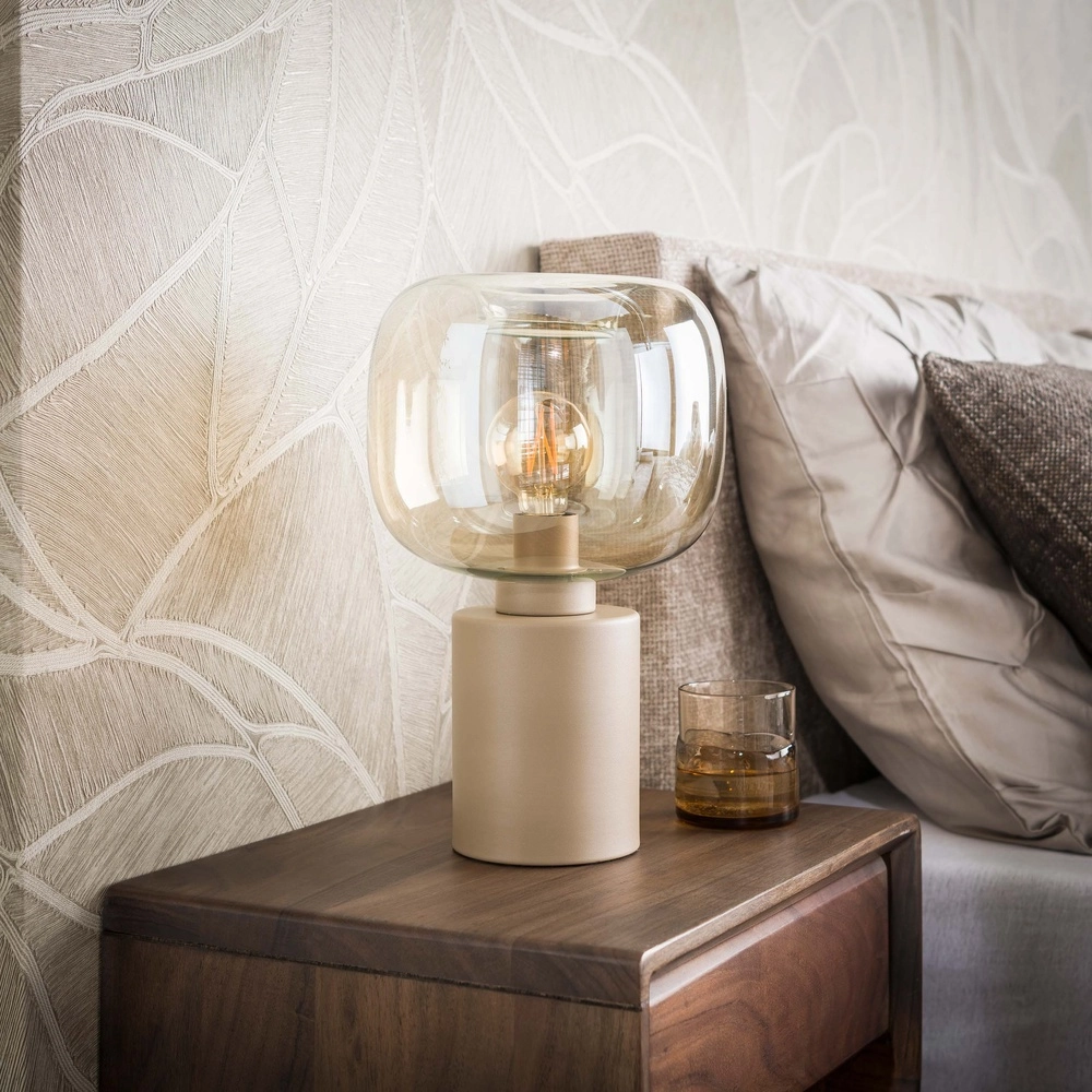Conception des lampes de table Serene brun sable Lyora 8716803514720