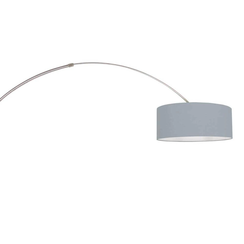 Lampe à arc Sparkled light métal avec abat-jour bleu clair Steinhauer 8712746175080