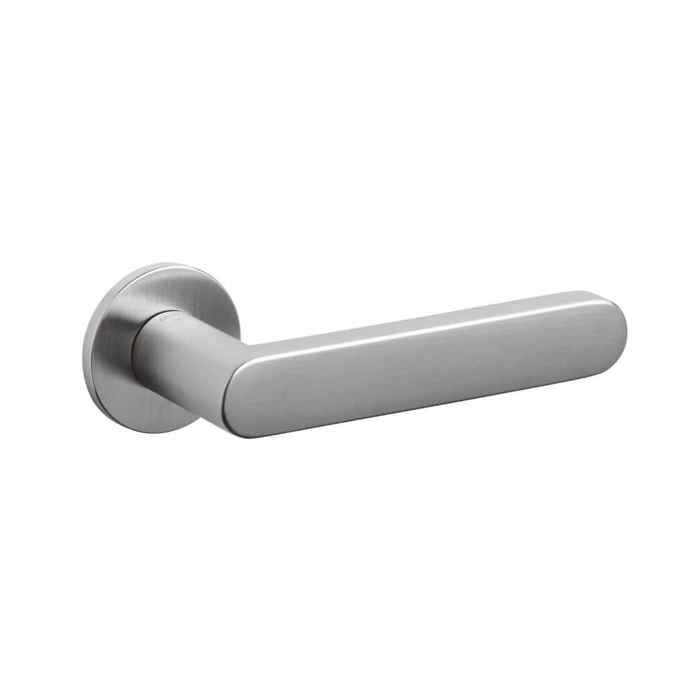 Poignée de porte design Link chrome mat