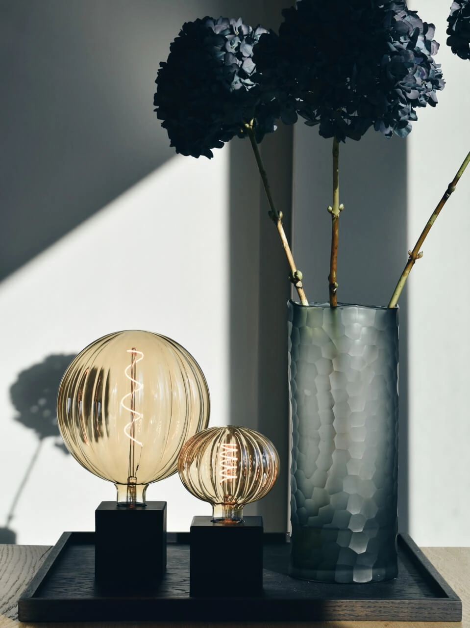 Lampe de table noire Calexa Circle 8712879147985