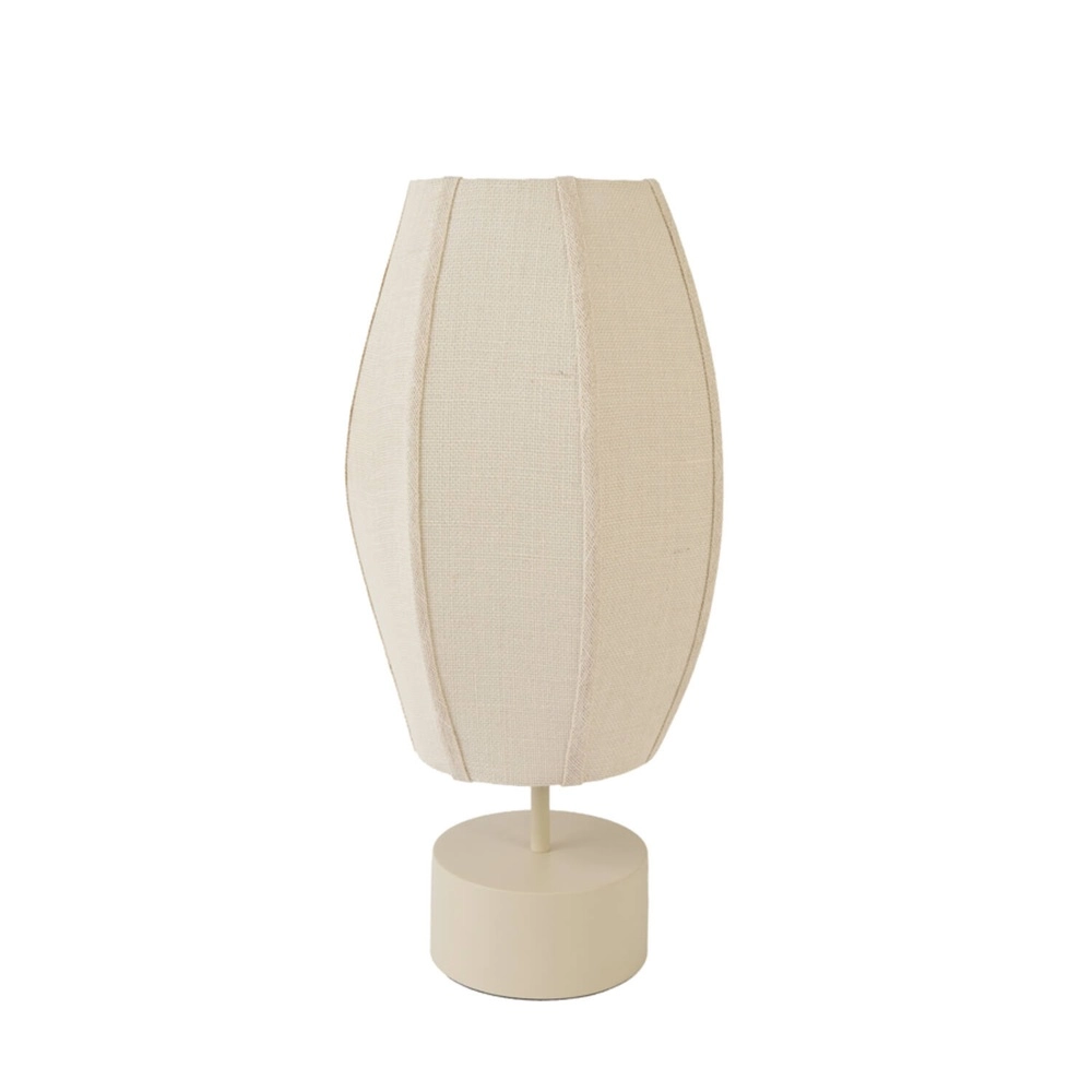 Lampe de table Melamba 63 cm brun sable