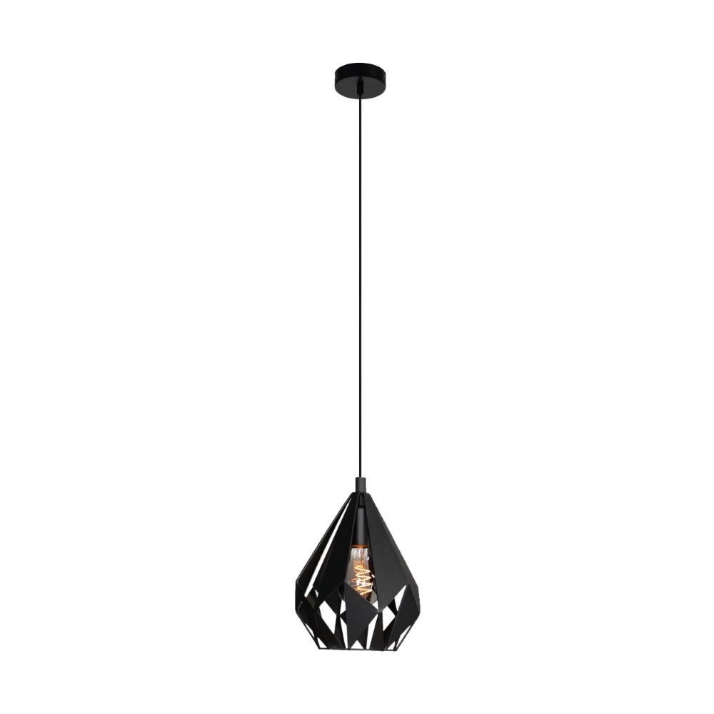 Suspension noire Carlton 5 Ø 20,5 cm Suspension noire Carlton 5 Ø 20,5 cm