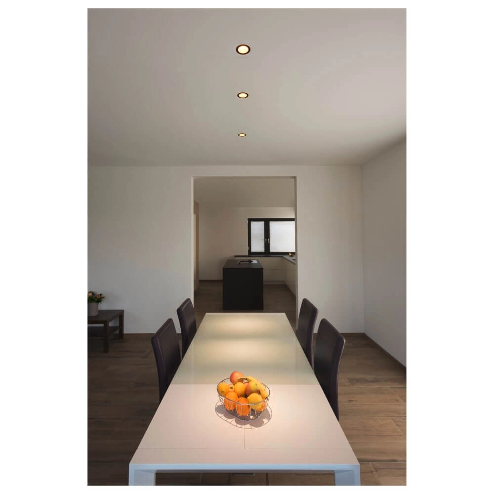 Spot LED encastrable Horn noir avec or - approfondi - 3000K SLV 4024163228190