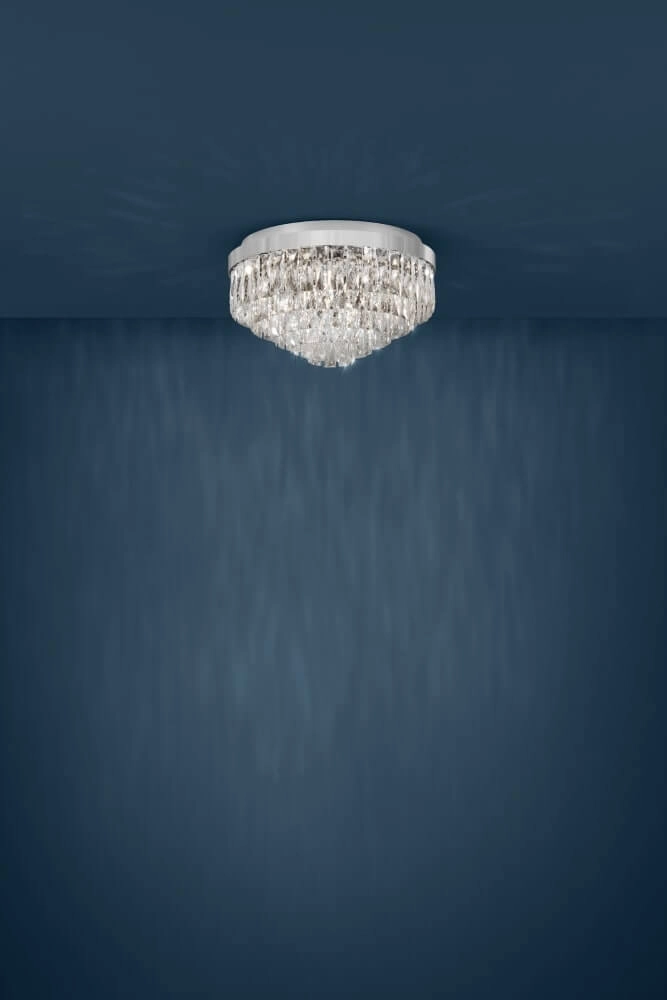 Lustre de plafond Valparaiso 1 chromé Ø 48cm Stars of Light 9002759394899