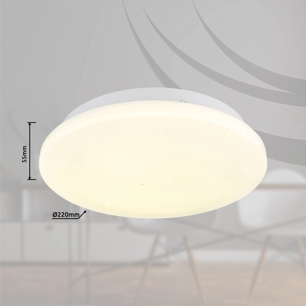 Éclairage de plafond moderne Flarx Blanc Globo 9007371458714