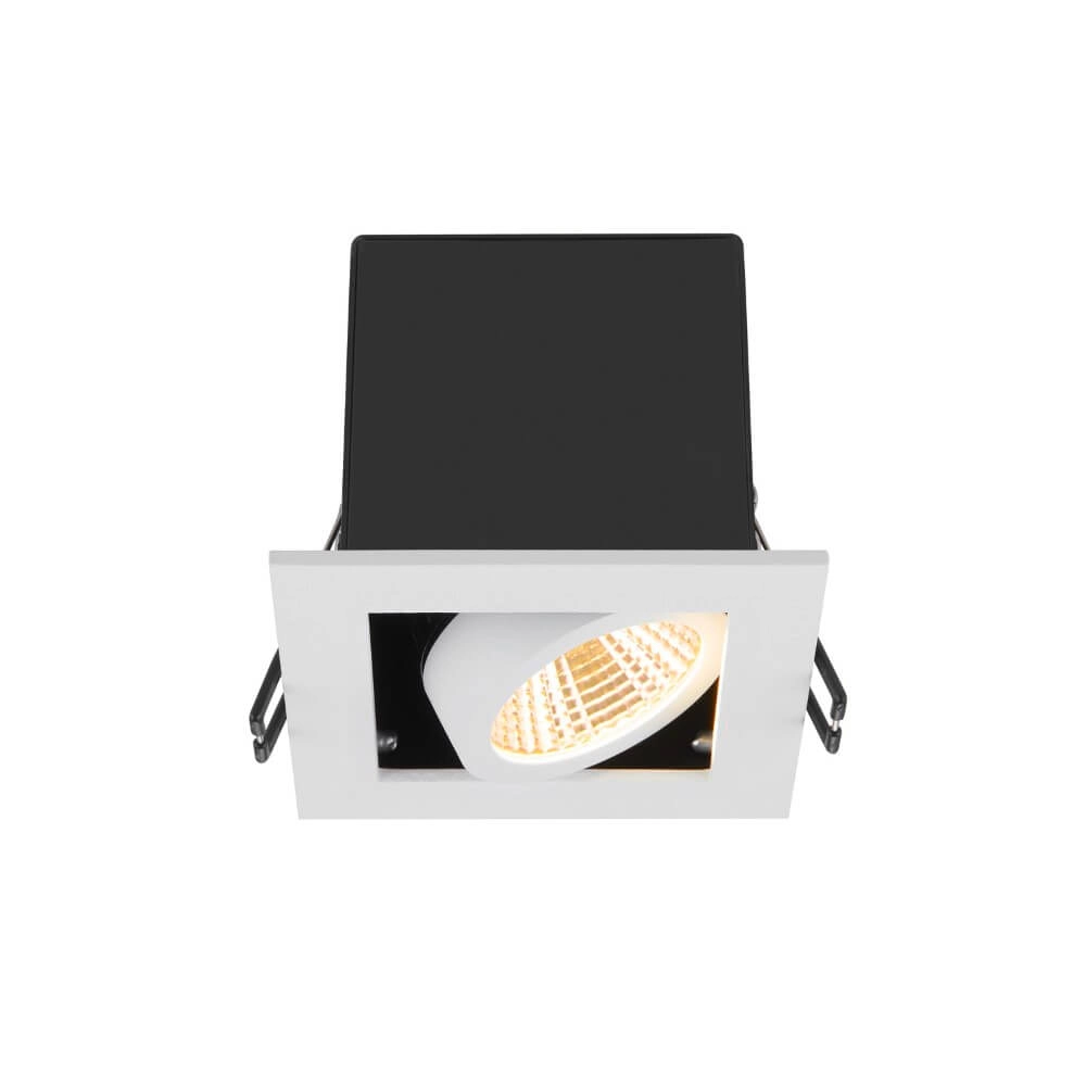 Spot LED encastrable carré Kadux Single 1x LED - blanc - 3000K