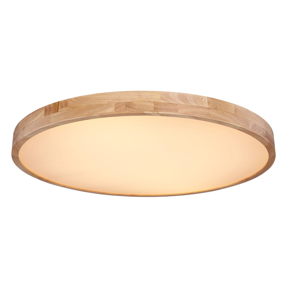 Éclairage de plafond en bois Rainer Scandinave Ø 80 cm Globo 9007371386284