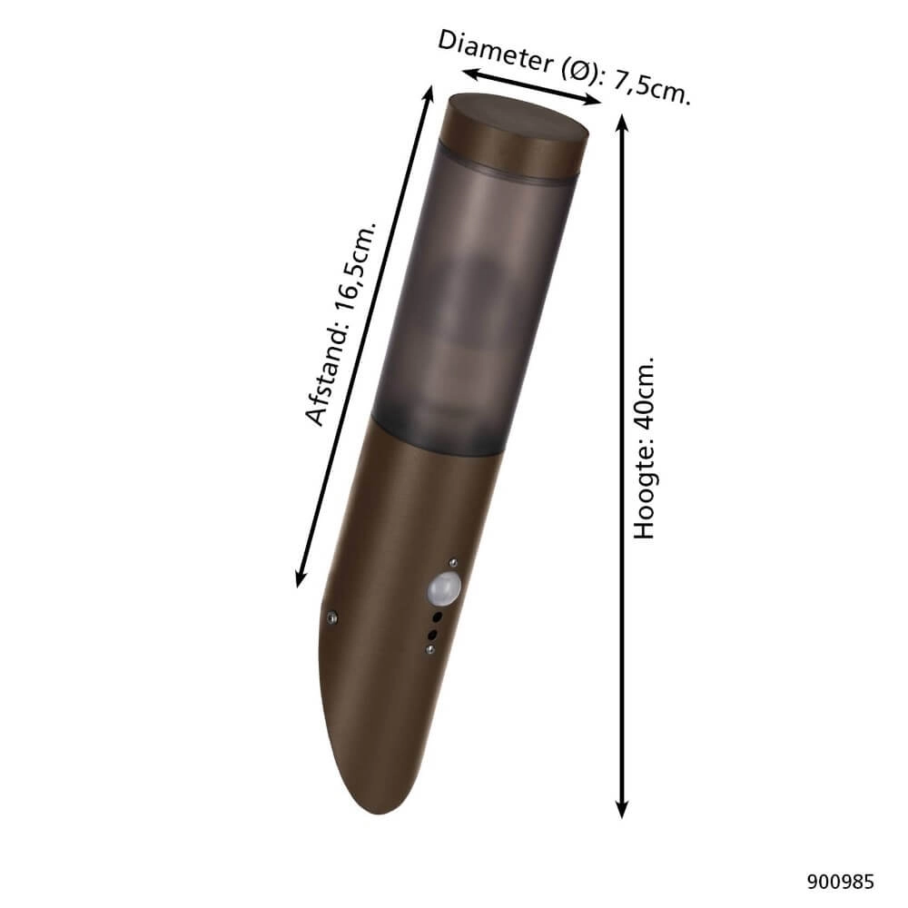 Applique marron rouille Helsinki conception Eglo 9008606298150