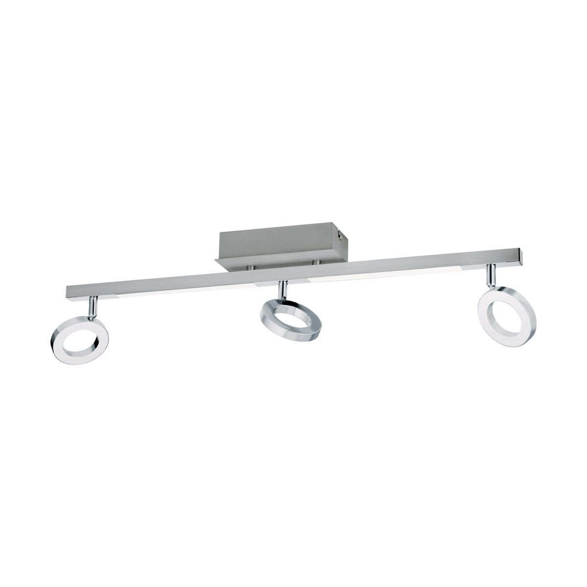 Spot LED Cardillio 1 Gris métallisé à 3 lumières