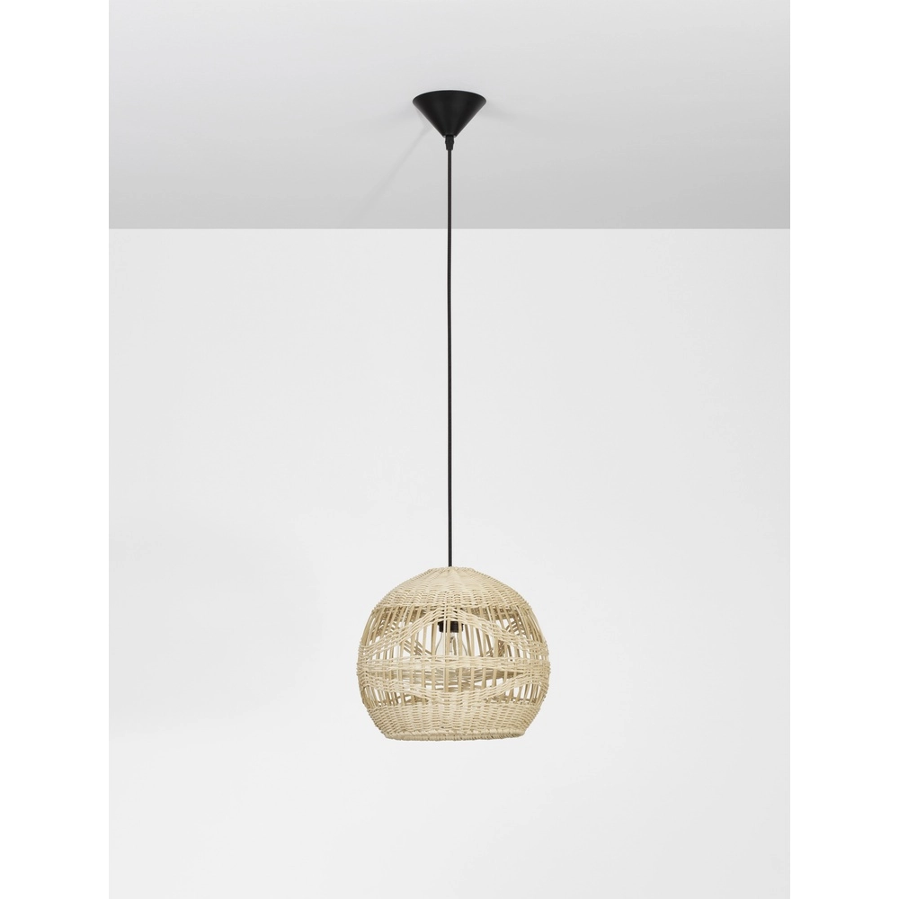 Suspension en rotin Marlo Boule Ø 30cm Lyora 5212017438829
