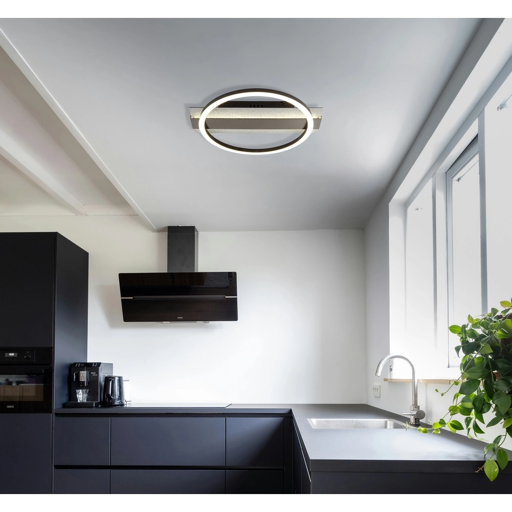 Lampe de plafond noire Norberto Conception Globo 9007371578825