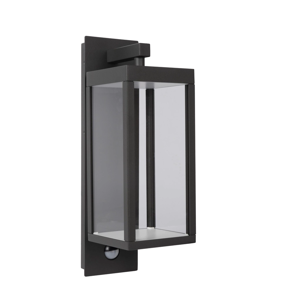 Lampe murale de conception Clairette anthracite avec capteur de mouvement