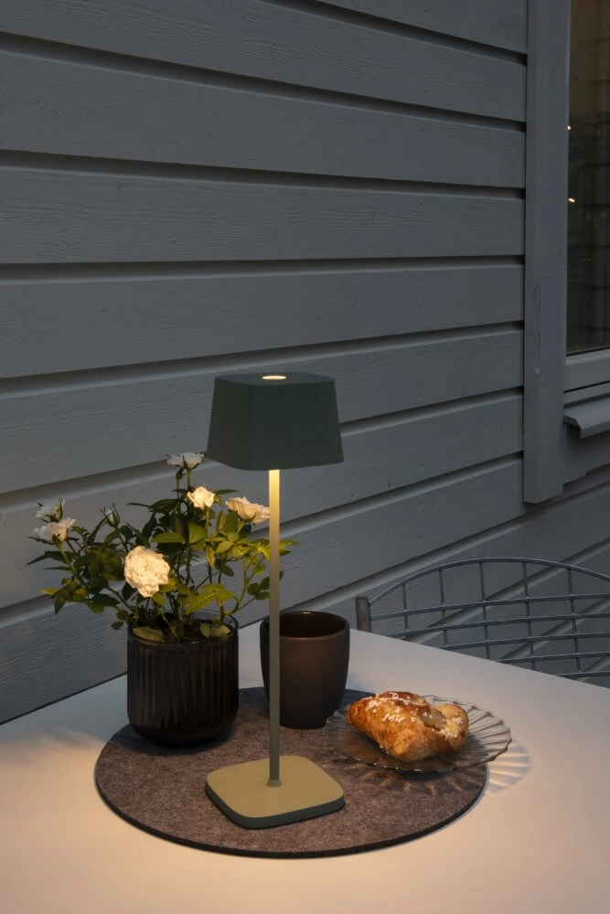 Lampe de table sans fil Capri vert KonstSmide 7318307814637