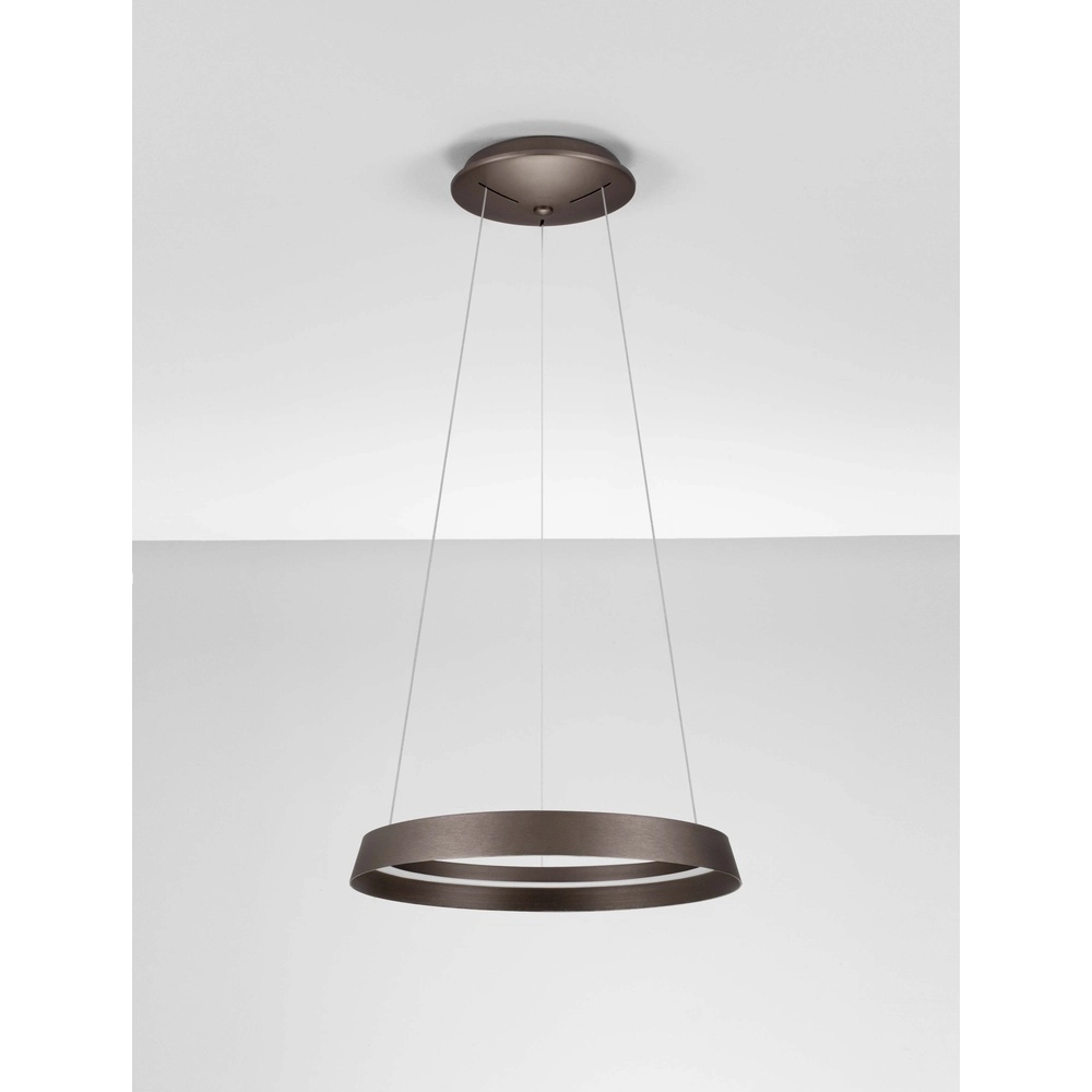 Suspension design Ormi Ø 45cm marron café Lyora 5212017470379