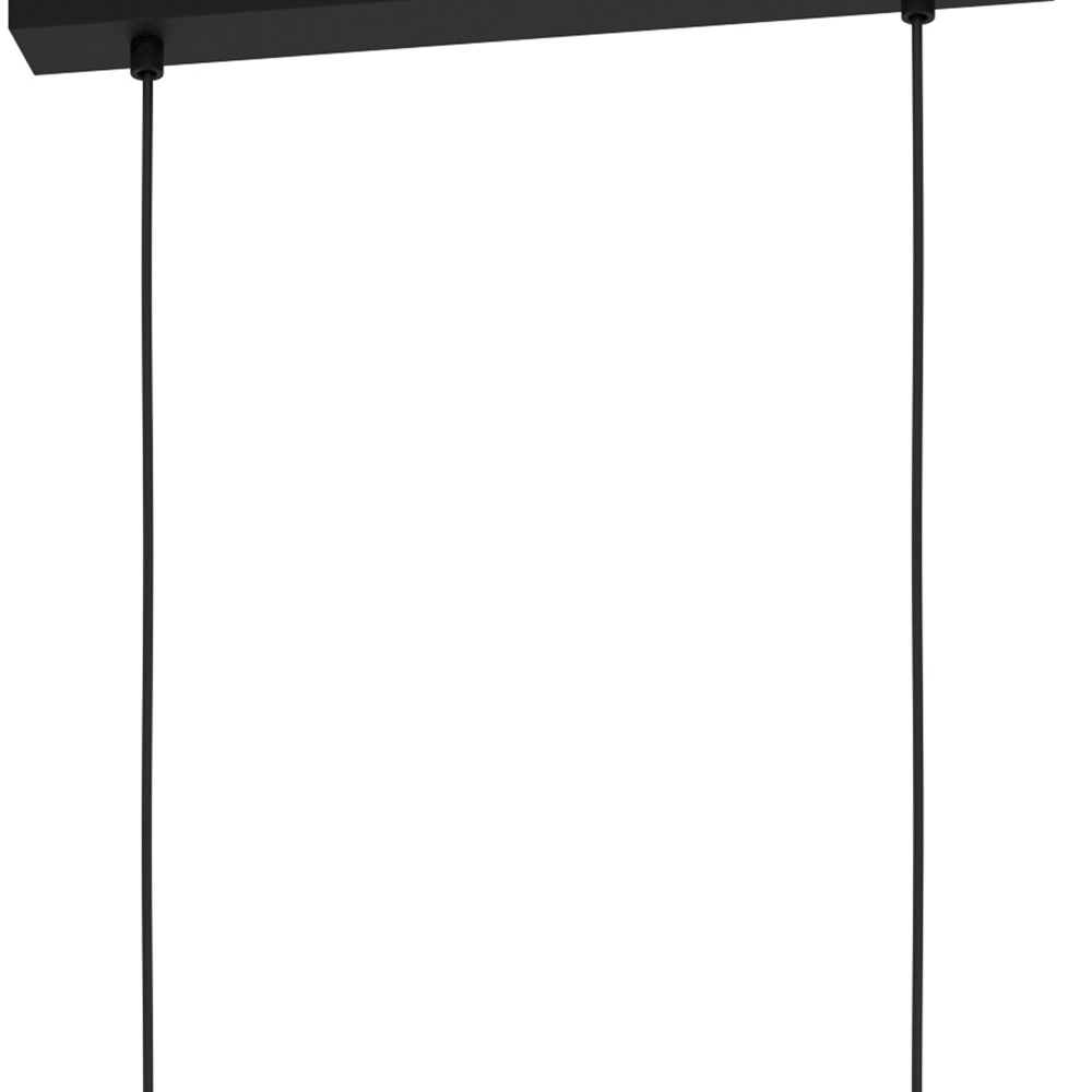 Lampe suspendue pour salle à manger Mardyke noir avec verre Eglo 9002759436445