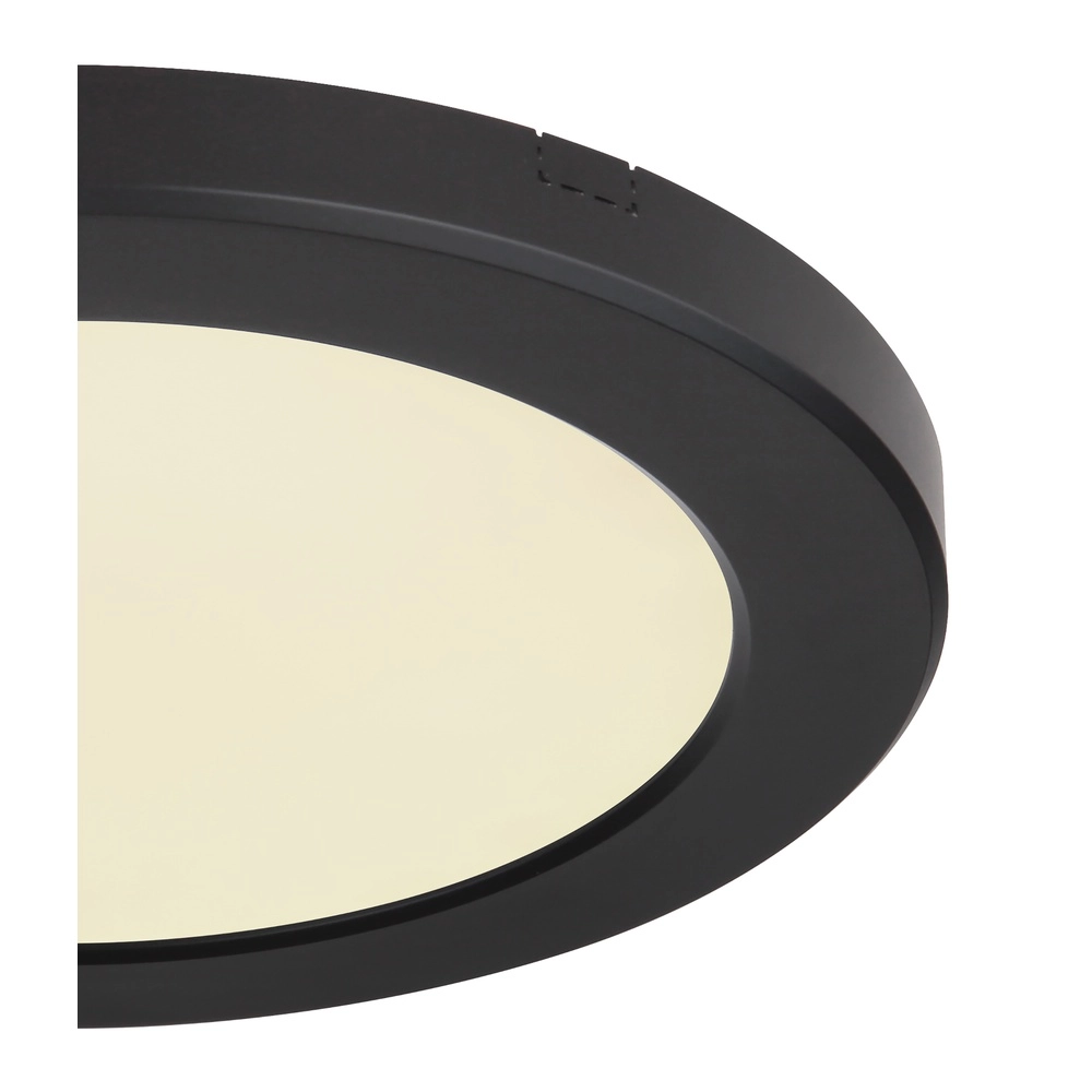 Conception de plafonds Lasse noir Ø 22cm Globo 9007371405169