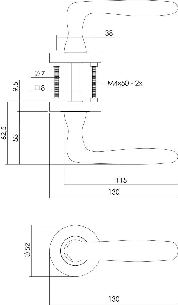 Poignée Bjorn nickel mat Intersteel 8714186144008