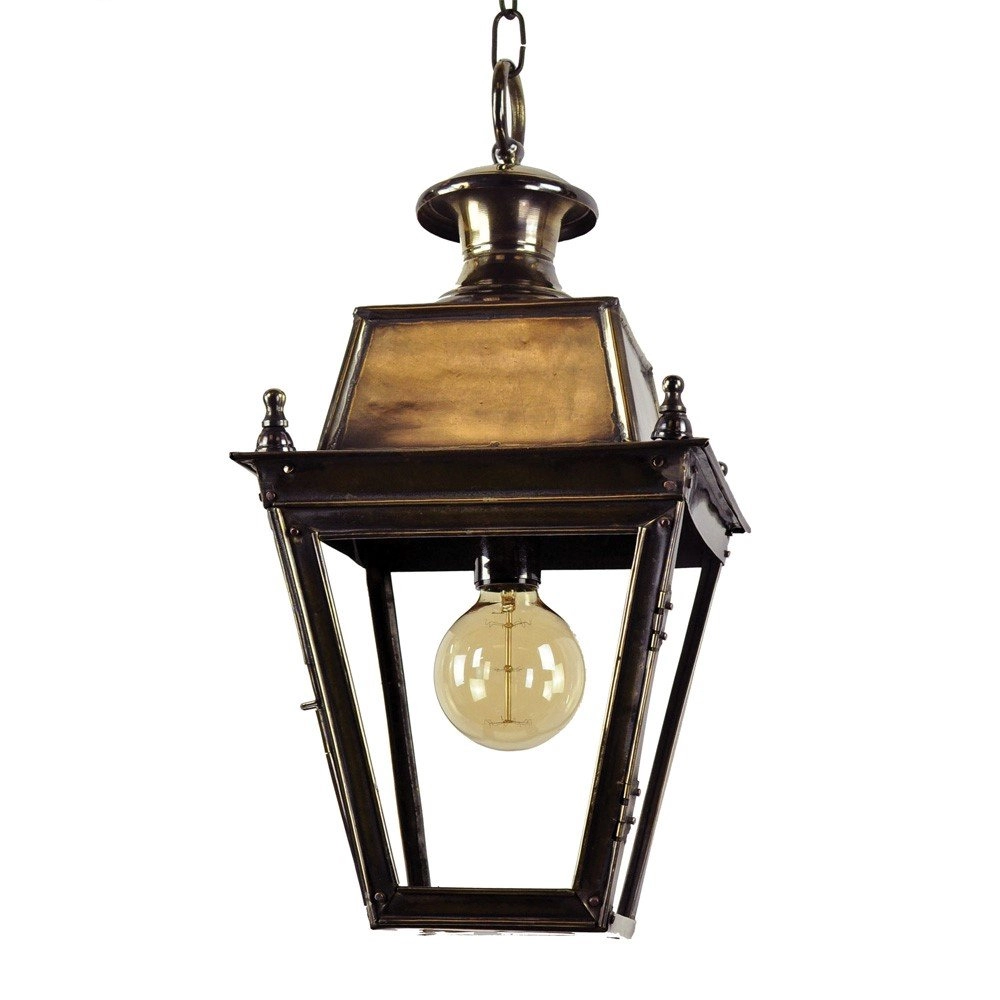 Lampe suspendue rurale Balmoral 56cm - laiton (pb) Limehouse